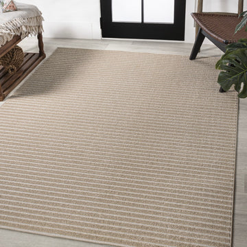 Aarhus Minimalist Scandi Striped Area Rug